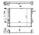 Radiator, racire motor NRF 58165