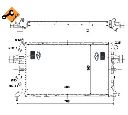 Radiator, racire motor NRF 58178