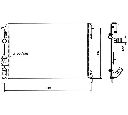 Radiator, racire motor NRF 58198</br>Piesa auto pentru Radiator racire apa/ ulei