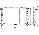 Radiator, racire motor NRF 58215</br>Piesa auto pentru Radiator racire apa/ ulei
