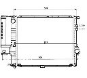 Radiator, racire motor NRF 58247
