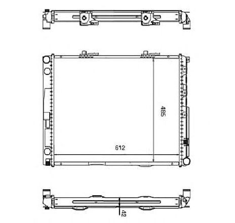 Radiator, racire motor NRF 58253</br>Piesa auto pentru Radiator racire apa/ ulei Radiator, racire motor NRF 58253</br>Piesa auto pentru Radiator racire apa/ ulei
