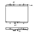 Radiator, racire motor NRF 58312