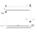 Radiator, racire motor NRF 58320</br>Piesa auto pentru Radiator racire apa/ ulei