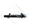 Radiator, racire motor NRF 58325</br>Piesa auto pentru Radiator racire apa/ ulei
