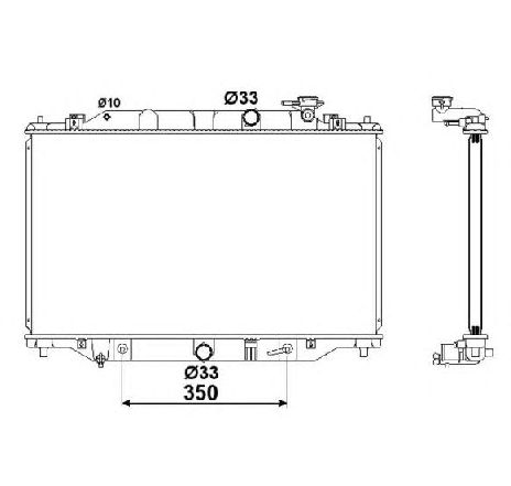 Radiator, racire motor NRF 58417</br>Piesa auto pentru Radiator racire apa/ ulei Radiator, racire motor NRF 58417</br>Piesa auto pentru Radiator racire apa/ ulei