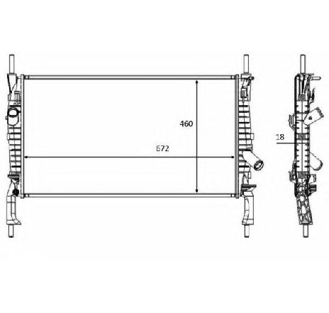 Radiator, racire motor NRF 58441</br>Piesa auto pentru Radiator racire apa/ ulei Radiator, racire motor NRF 58441</br>Piesa auto pentru Radiator racire apa/ ulei
