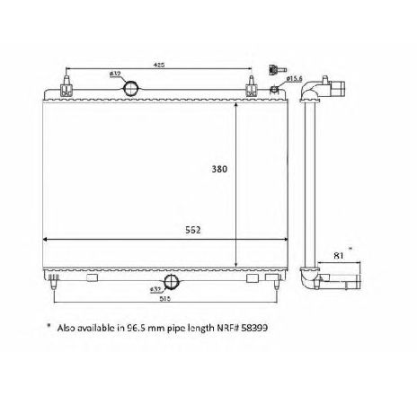 Radiator, racire motor NRF 58468</br>Piesa auto pentru Radiator racire apa/ ulei Radiator, racire motor NRF 58468</br>Piesa auto pentru Radiator racire apa/ ulei