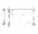 Radiator, racire motor NRF 58472</br>Piesa auto pentru Radiator racire apa/ ulei