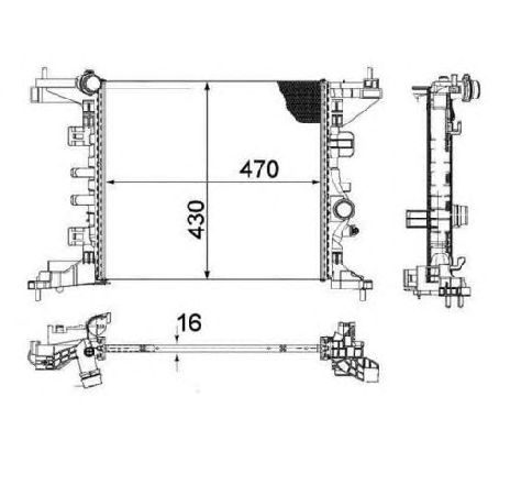 Radiator, racire motor NRF 58477</br>Piesa auto pentru Radiator racire apa/ ulei Radiator, racire motor NRF 58477</br>Piesa auto pentru Radiator racire apa/ ulei