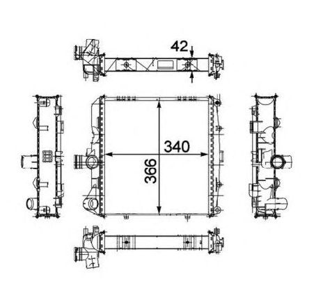 Radiator, racire motor NRF 58486</br>Piesa auto pentru Radiator racire apa/ ulei Radiator, racire motor NRF 58486</br>Piesa auto pentru Radiator racire apa/ ulei