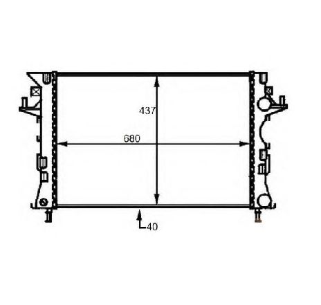 Radiator, racire motor NRF 58490</br>Piesa auto pentru Radiator racire apa/ ulei Radiator, racire motor NRF 58490</br>Piesa auto pentru Radiator racire apa/ ulei