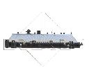 Radiator, racire motor NRF 58493</br>Piesa auto pentru Radiator racire apa/ ulei