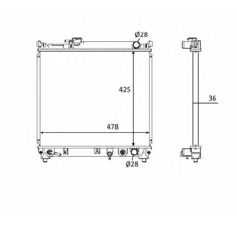 Radiator, racire motor NRF 58536</br>Piesa auto pentru Radiator racire apa/ ulei Radiator, racire motor NRF 58536</br>Piesa auto pentru Radiator racire apa/ ulei