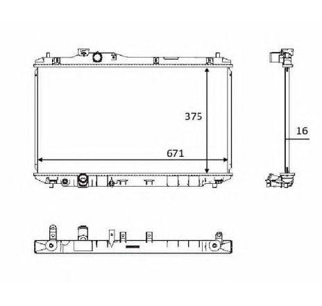 Radiator, racire motor NRF 58537</br>Piesa auto pentru Radiator racire apa/ ulei Radiator, racire motor NRF 58537</br>Piesa auto pentru Radiator racire apa/ ulei