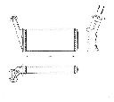 Schimbator caldura, incalzire habitaclu NRF 58615</br>Piesa auto pentru Radiator racire apa/ ulei