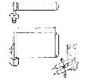 Schimbator caldura, incalzire habitaclu NRF 58622</br>Piesa auto pentru Radiator racire apa/ ulei