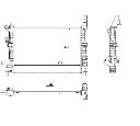 Radiator, racire motor NRF 58650</br>Piesa auto pentru Radiator racire apa/ ulei