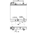 Radiator, racire motor NRF 58659</br>Piesa auto pentru Radiator racire apa/ ulei