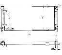 Radiator, racire motor NRF 58712