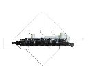 Radiator, racire motor NRF 58730</br>Piesa auto pentru Radiator racire apa/ ulei