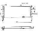 Radiator, racire motor NRF 58759