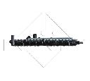 Radiator, racire motor NRF 58771</br>Piesa auto pentru Radiator racire apa/ ulei