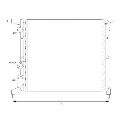 Radiator, racire motor NRF 58785</br>Piesa auto pentru Radiator racire apa/ ulei