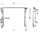 Radiator, racire motor NRF 58786