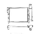 Radiator, racire motor NRF 58814</br>Piesa auto pentru Radiator racire apa/ ulei