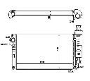 Radiator, racire motor NRF 58889