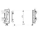 Schimbator caldura, incalzire habitaclu NRF 58935