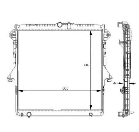 Radiator, racire motor NRF 59074</br>Piesa auto pentru Radiator racire apa/ ulei Radiator, racire motor NRF 59074</br>Piesa auto pentru Radiator racire apa/ ulei
