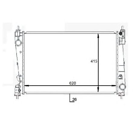 Radiator, racire motor NRF 59084</br>Piesa auto pentru Radiator racire apa/ ulei Radiator, racire motor NRF 59084</br>Piesa auto pentru Radiator racire apa/ ulei