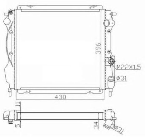 Radiator, racire motor NRF 59121</br>Piesa auto pentru Radiator racire apa/ ulei Radiator, racire motor NRF 59121</br>Piesa auto pentru Radiator racire apa/ ulei