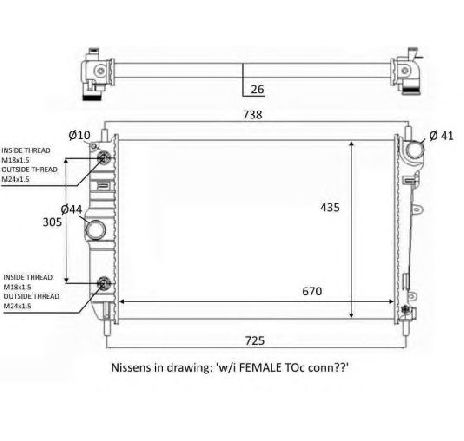 Radiator, racire motor NRF 59129</br>Piesa auto pentru Radiator racire apa/ ulei Radiator, racire motor NRF 59129</br>Piesa auto pentru Radiator racire apa/ ulei