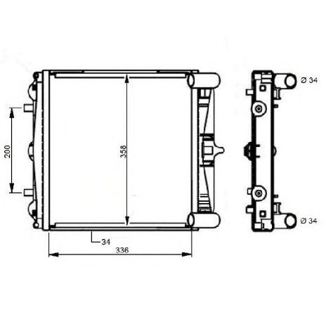 Radiator, racire motor NRF 59130</br>Piesa auto pentru Radiator racire apa/ ulei Radiator, racire motor NRF 59130</br>Piesa auto pentru Radiator racire apa/ ulei