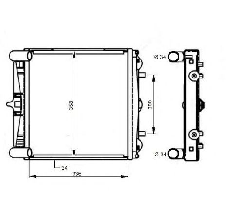 Radiator, racire motor NRF 59131</br>Piesa auto pentru Radiator racire apa/ ulei Radiator, racire motor NRF 59131</br>Piesa auto pentru Radiator racire apa/ ulei