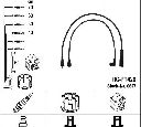 Set cablaj aprinder NGK 0667</br>Piesa auto pentru Aprindere scanteie/incandescenta