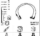 Set cablaj aprinder NGK 2573</br>Piesa auto pentru Aprindere scanteie/incandescenta