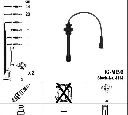 Set cablaj aprinder NGK 4104</br>Piesa auto pentru Aprindere scanteie/incandescenta