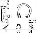 Set cablaj aprinder NGK 7377</br>Piesa auto pentru Aprindere scanteie/incandescenta