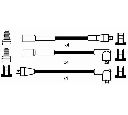Set cablaj aprinder NGK 8279</br>Piesa auto pentru Aprindere scanteie/incandescenta