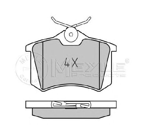 Set placute frana,frana disc MEYLE 025 209 6115/PD</br>Piesa auto pentru Piese de service/ Inspectie / Intretinere Set placute frana,frana disc MEYLE 025 209 6115/PD</br>Piesa auto pentru Piese de service/ Inspectie / Intretinere