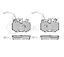 Set placute frana,frana disc MEYLE 025 210 8017/PD</br>Piesa auto pentru Frana disc