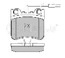 Set placute frana,frana disc MEYLE 025 212 6717/PD</br>Piesa auto pentru Frana disc