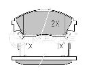 Set placute frana,frana disc MEYLE 025 213 2215/W</br>Piesa auto pentru HONDA CIVIC IV limuzina (ED) HONDA CIVIC Mk III limuzina (ED) 1.6 i 16V