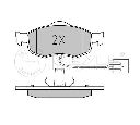Set placute frana,frana disc MEYLE 025 213 9618/PD</br>Piesa auto pentru Frana disc