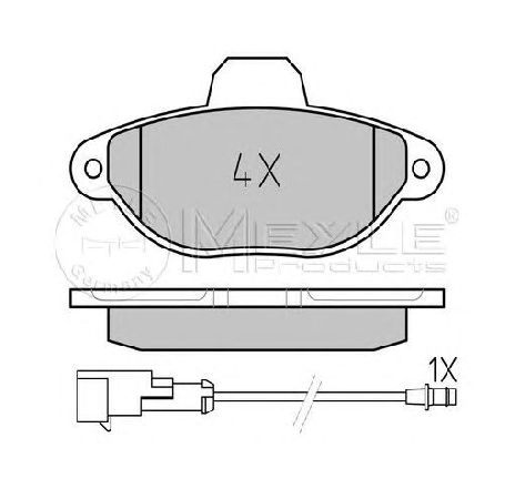Set placute frana,frana disc MEYLE 025 214 3617/PD</br>Piesa auto pentru Piese de service/ Inspectie / Intretinere Set placute frana,frana disc MEYLE 025 214 3617/PD</br>Piesa auto pentru Piese de service/ Inspectie / Intretinere