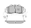 Set placute frana,frana disc MEYLE 025 216 5118/W
